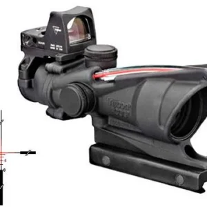 TRIJICON ACOG 4X32 RED BLSTC CRSHR .223
