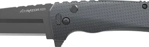 OUTDOOR EDGE RAZOR XD3 3" - FOLDER EDC CHARCOAL SHEEPSFOO