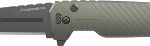 OUTDOOR EDGE RAZOR XD4 3" - FOLDER EDC GREEN UTILITY BLAD