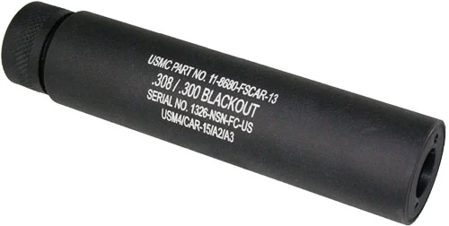 GUNTEC AR10 SLIP OVER FAKE - SUPPRESSOR BLACK