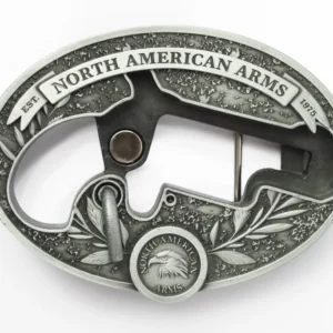 NORTH AMERICAN ARMS LR OVAL ORNATE BELT BUCKLE