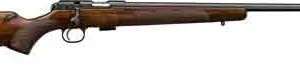 CZ 457 AMERICAN 17HMR 24.5" - BLUED WALNUT STOCK
