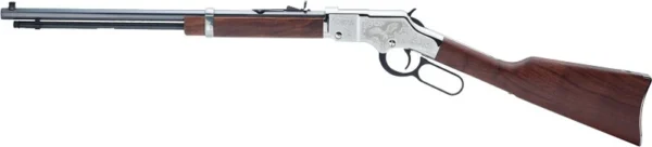 HENRY H4 SILVER EAGLE 2ND ED. - 22S/L/LR 20" OCTAGON ENGRAVED