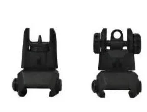 ATI Tactical Flip Up Front & Rear Back Up Sight - Polymer