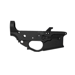 Combat Armory Billet AR-9 Lower Receiver Stripped with Mag Release and Ejector Black