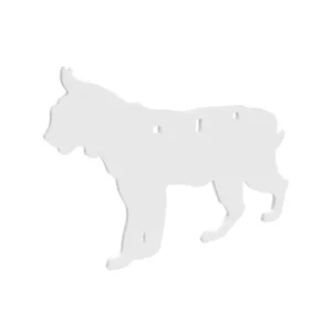 Birchwood Casey AR500 3/8" Steel 1 Hole Animal Silhouette Target - Bobcat 1/ct