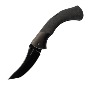 Cold Steel Black Sable XHP Folding Knife 4-1/5" Tanto Blade Black
