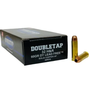 Double Tap DT Lead Free Handgun Ammunition .32 H&R Mag 60gr SC-HP 1300 fps 20/ct