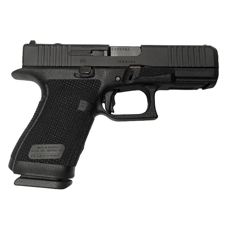 Glock 19 Gen 6 Handgun 9mm Luger 15rd Magazines (3) 4.02" Ported Barrel Black Cerakote Austria