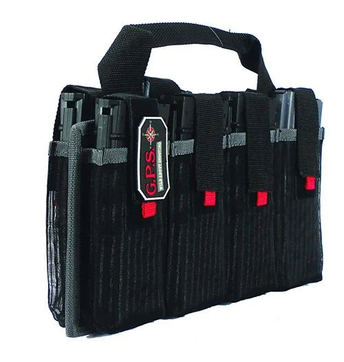 G-Outdoors AR Magazine Tote holds 8 Capacity-Black