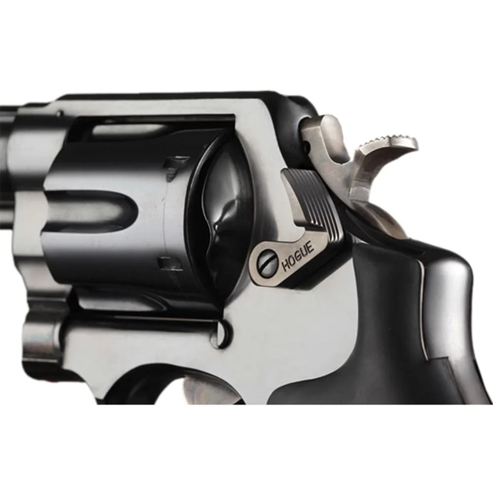 Hogue S&W Short Cylinder Release Stainless Steel- Blued