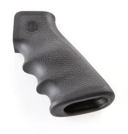 Hogue AR-15/M-16 OverMolded Rubber Grips with Finger Grooves Black