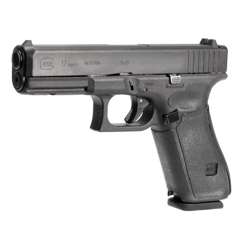 Hogue Wrapter Rubber Adhesive Grip for Glock Gen 5 Models 17 17MOS 34MOS 45 45MOS 19X - Black