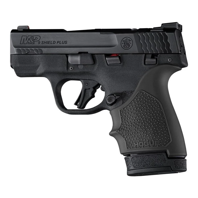 Hogue HandAll Beavertail Handgun Grip Sleeve for S&W M&P 9 Shield Plus Black