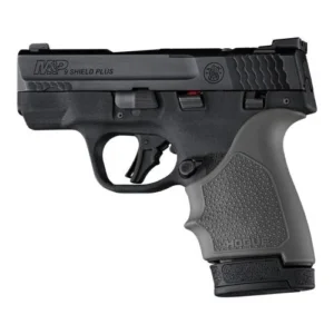 Hogue HandAll Beaver Tail Handgun Grip Sleeve S&W M&P 9 Shield Plus Slate Grey