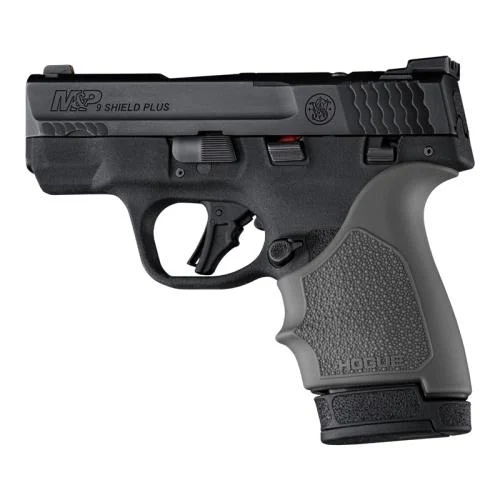 Hogue HandAll Beaver Tail Handgun Grip Sleeve S&W M&P 9 Shield Plus Slate Grey