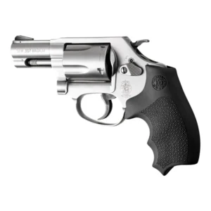 Hogue Overmolded Rubber Bantam Grip Closed Backstrap S&W Round Butt J-Frame Revolvers Black