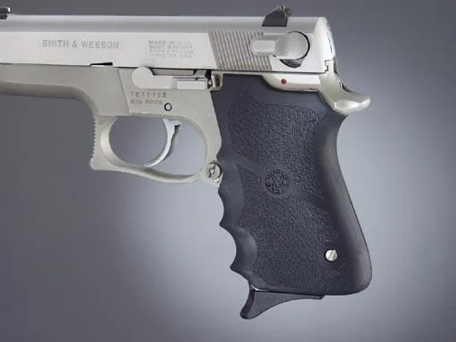 Hogue S&W 6906 Shorty 40 Rubber Grips with Finger Grooves
