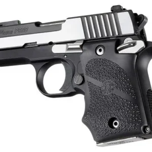 Hogue Ambi Safety Rubber Grip with Finger Grooves for SIG Sauer P938 Black