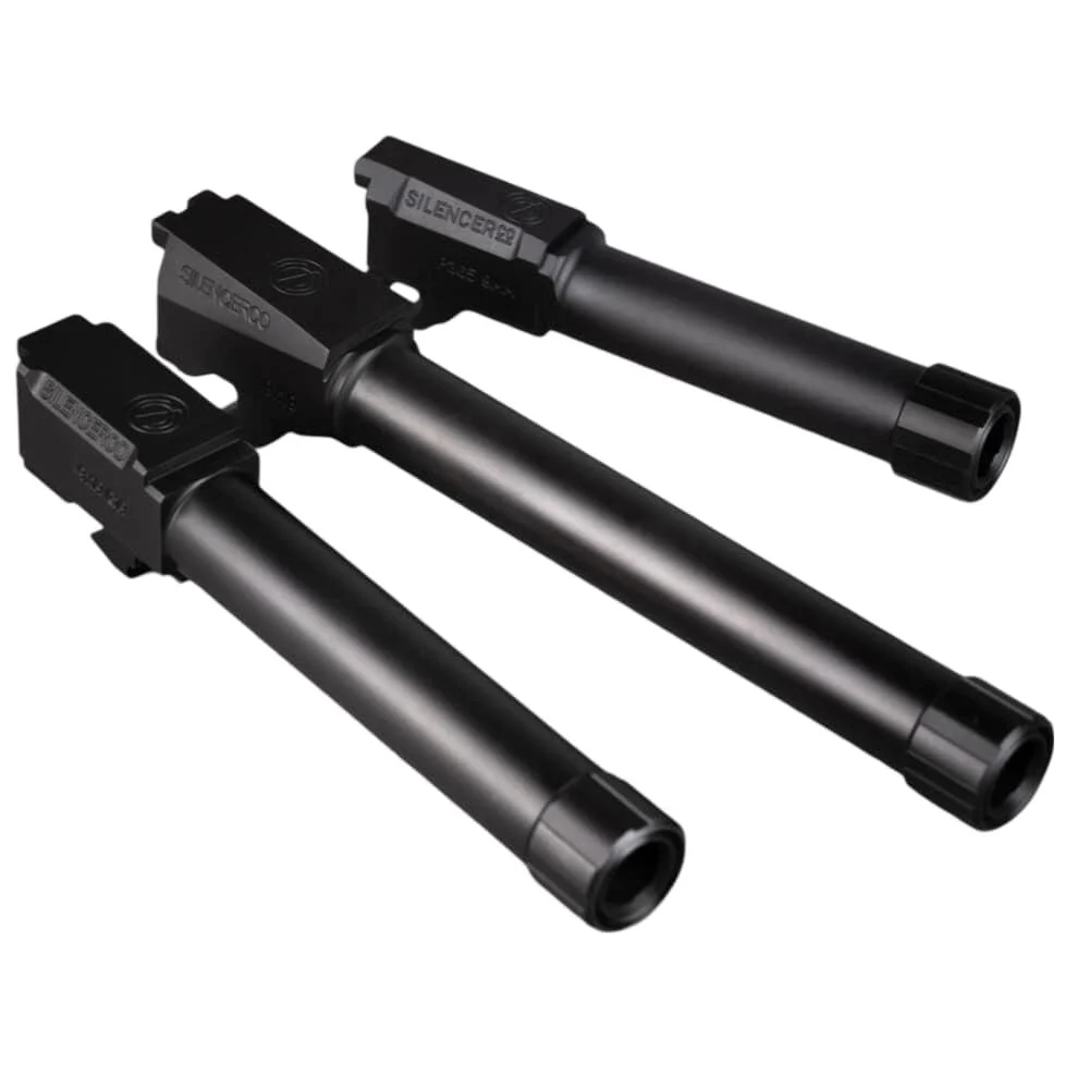 SilencerCo Threaded Barrel for Glock 22 .40 S&W 9/16x24 4.8" Black
