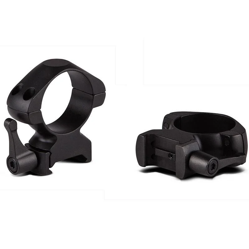 Konus 2-Piece Steel Riflescope Rings With Quick Release Lever 1" Medium Matte Black