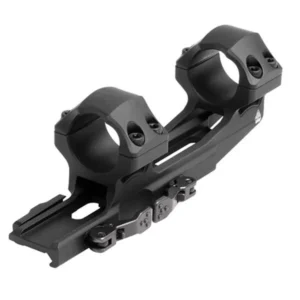 Leapers 1-Piece UTG ACCU-SYNC QR Cantilever Mount 1" Medium w 50mm Offset - Matte Black