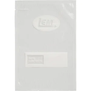 LEM Products MaxVac Quart Vacuum Bags - 8"x12" 100/ct