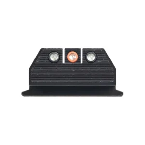 Night Fision Optics Ready Stealth Night Sight Set Orange Front Black Back for S&W M&P 9 Shield Plus