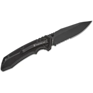 Smith & Wesson Special Ops Folding Knife 3.5" Clip Point Blade Black Box