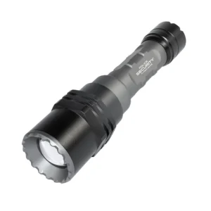 Police Security Flashlights Long Throw Flashlight 700 Lumens Black 1/3 Mile