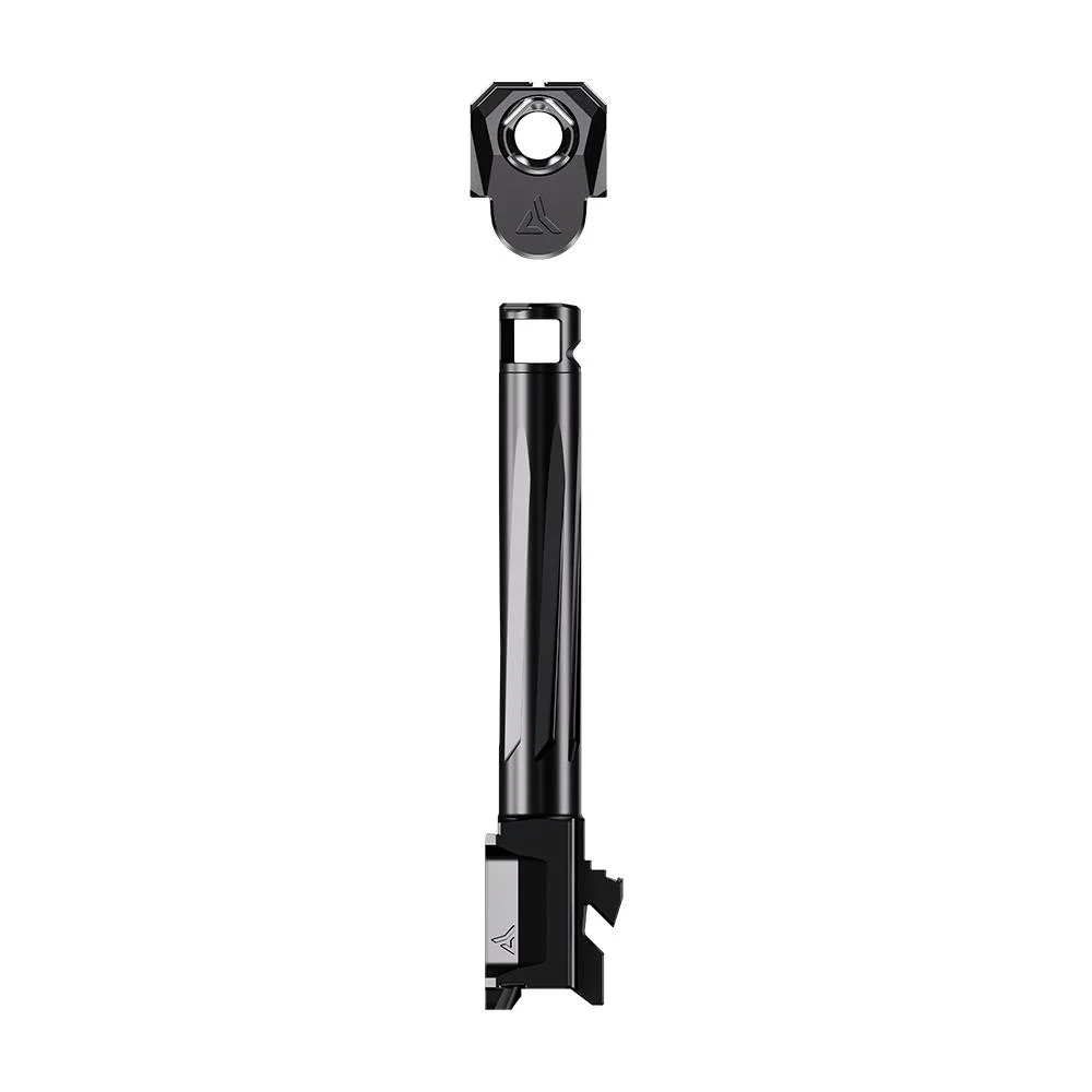 Radian Afterburner and Ramjet Micro Compensator and Ported Handgun Barrel for Glock G43x Black