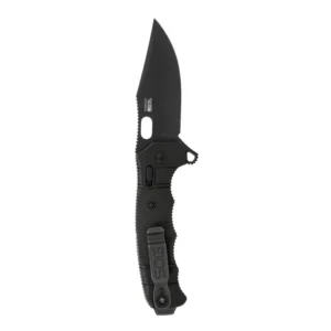 SOG Knives Seal XR Ti Folding Knife 3-9/10" Clip Point Blade Black