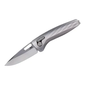 SOG Knives One-Zero XR Folding Knife 3-1/10" Drop Point Blade Silver Black Box