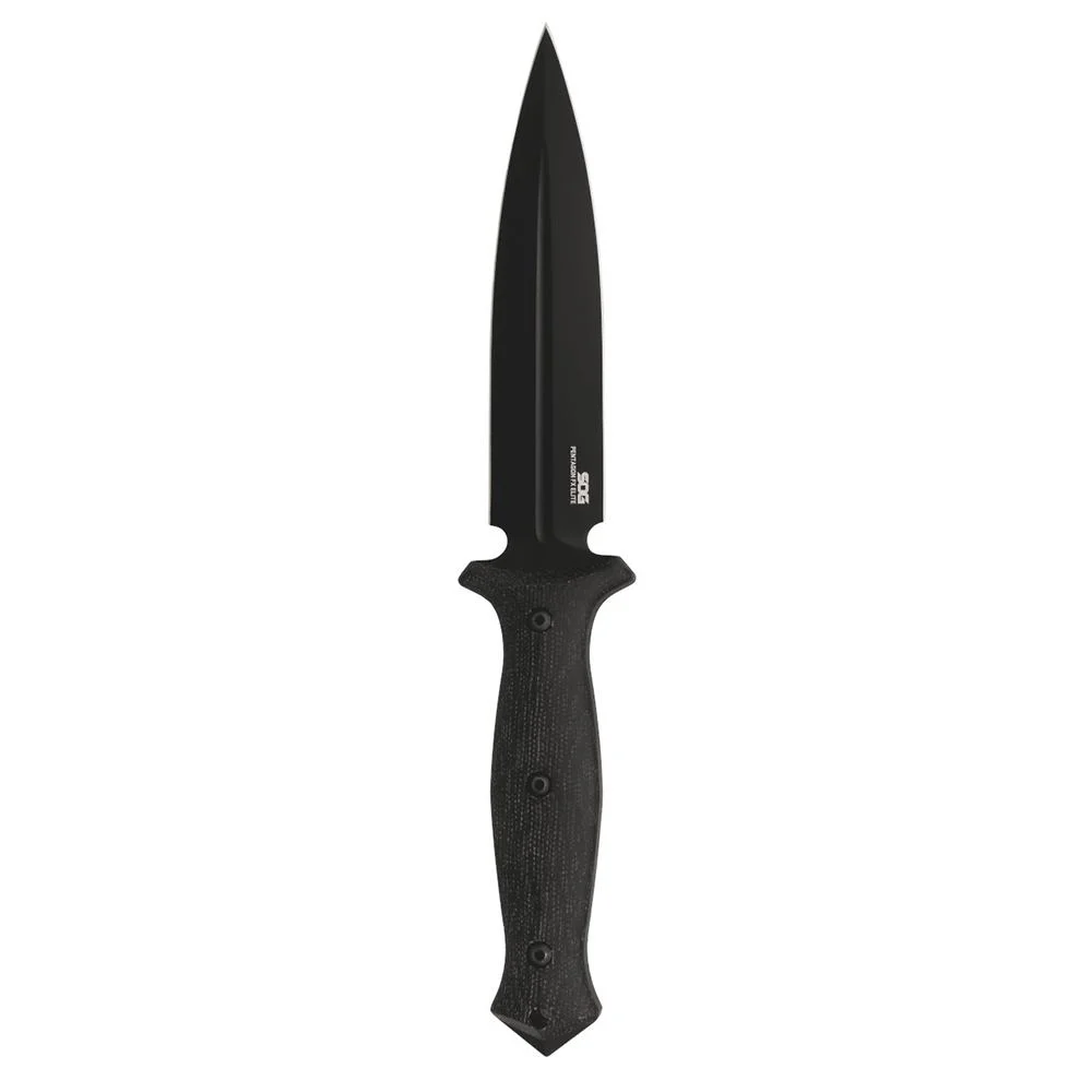 SOG Knives Pentagon Elite Fixed Knife 6" Dagger Blade