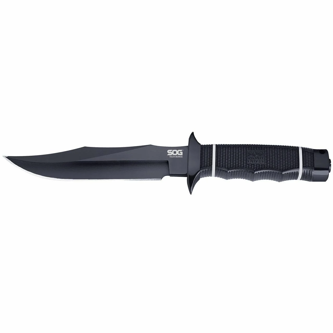 SOG Tech Bowie Knife 6.4" Blade Black