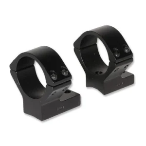 Talley Lightweight Alloy Scope Mounts - Black Anodized - 30mm - Low Weatherby Accumark-Magnum & Mark V (9 LUG)