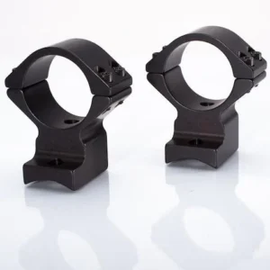 Talley Lightweight Alloy Scope Mount Combo Remington Model 700-721-722-725-40X 1" Low SA 20MOA - Black Anodized