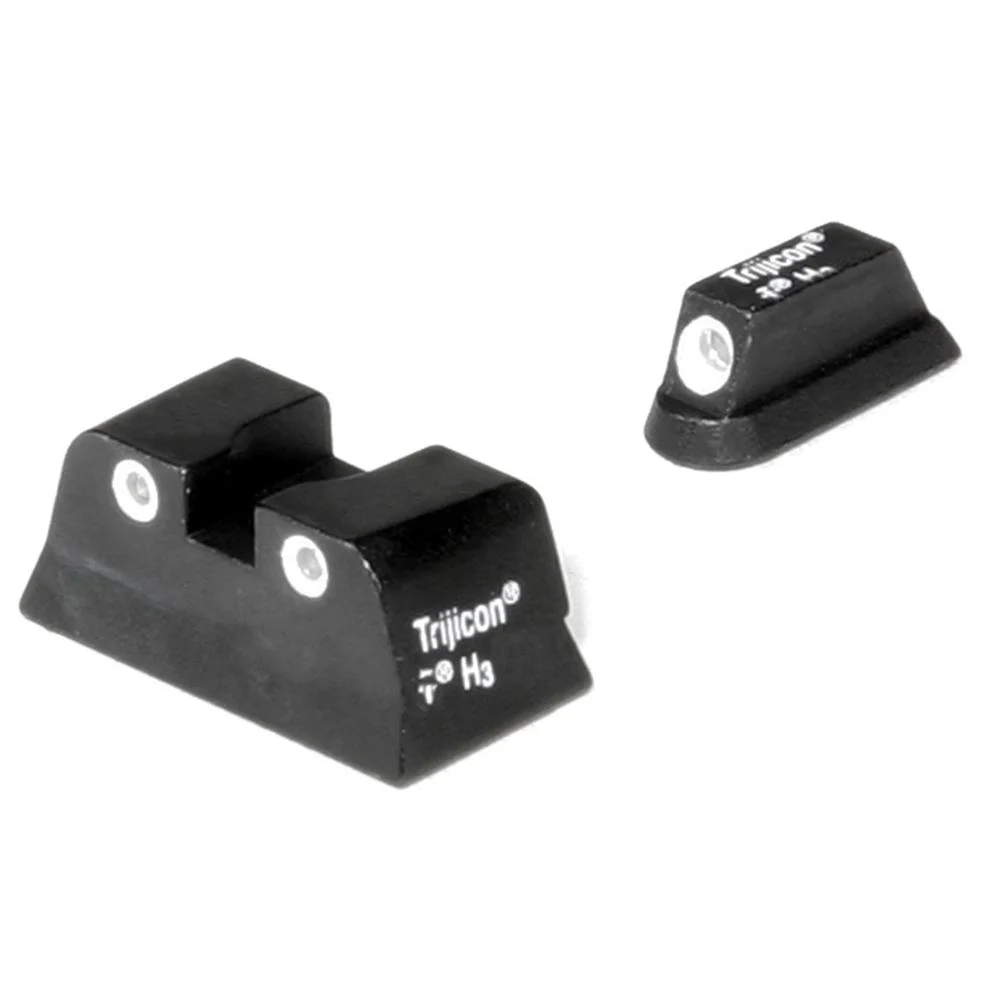 Trijicon Bright & Tough Night Sight Set White with Green Front and Rear