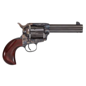 Taylors & Company 1873 Cattleman Handgun .357 Mag/.38 Spl 6rd Capacity 4.75" Blued Barrel Case Hardened Frame Wood Grip