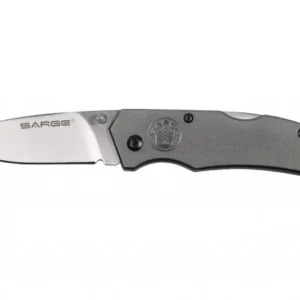 Sarge knives Gray Electro Lock Back Folder