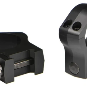 Warne 2-Piece Picatinny Style Mountain Tech Scope Rings 1" Ultra High - Matte