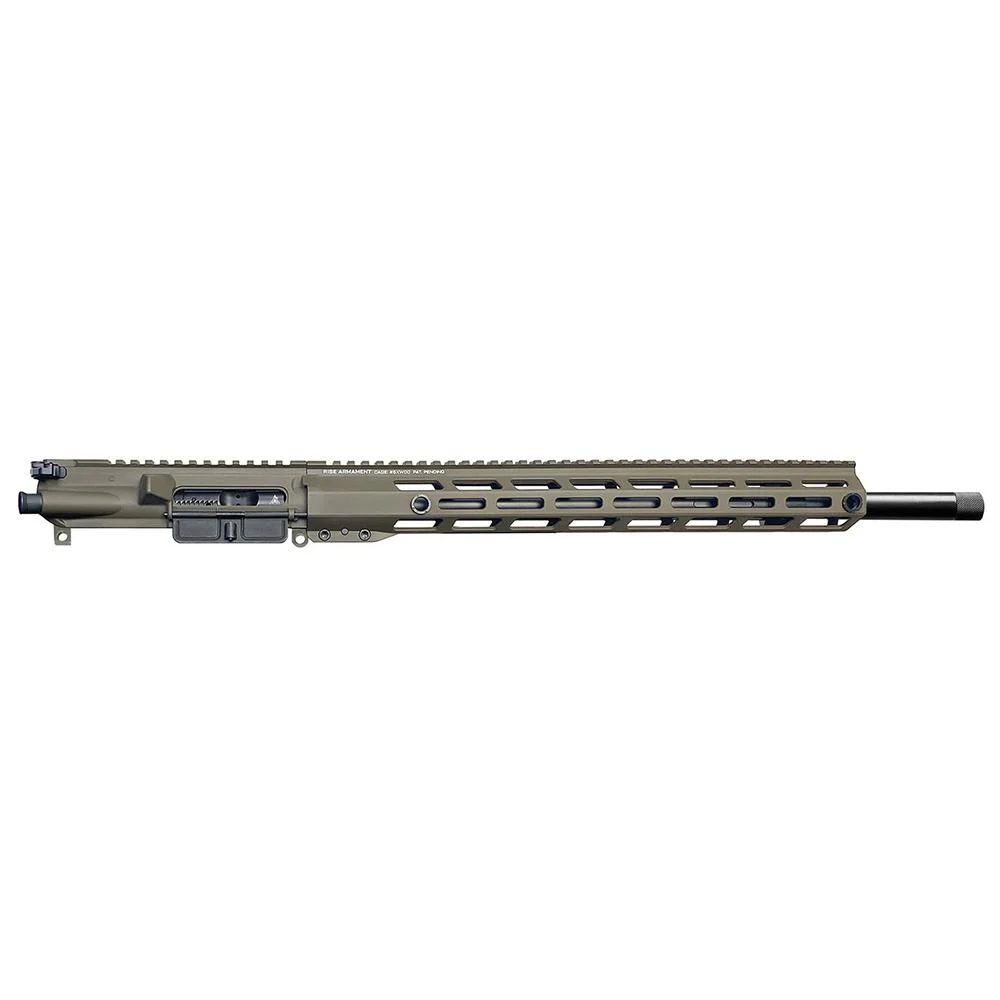 Rise Armament Watchman XR Complete Rifle Upper .22 ARC 18" 1/2x28 Threaded Barrel Patriot Brown