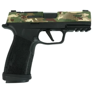 Sig Sauer P365 "MuiltiCam" XMACRO TACOPS Handgun 9mm Luger 17rd Magazines(4) 3.7" Barrel Black Grip