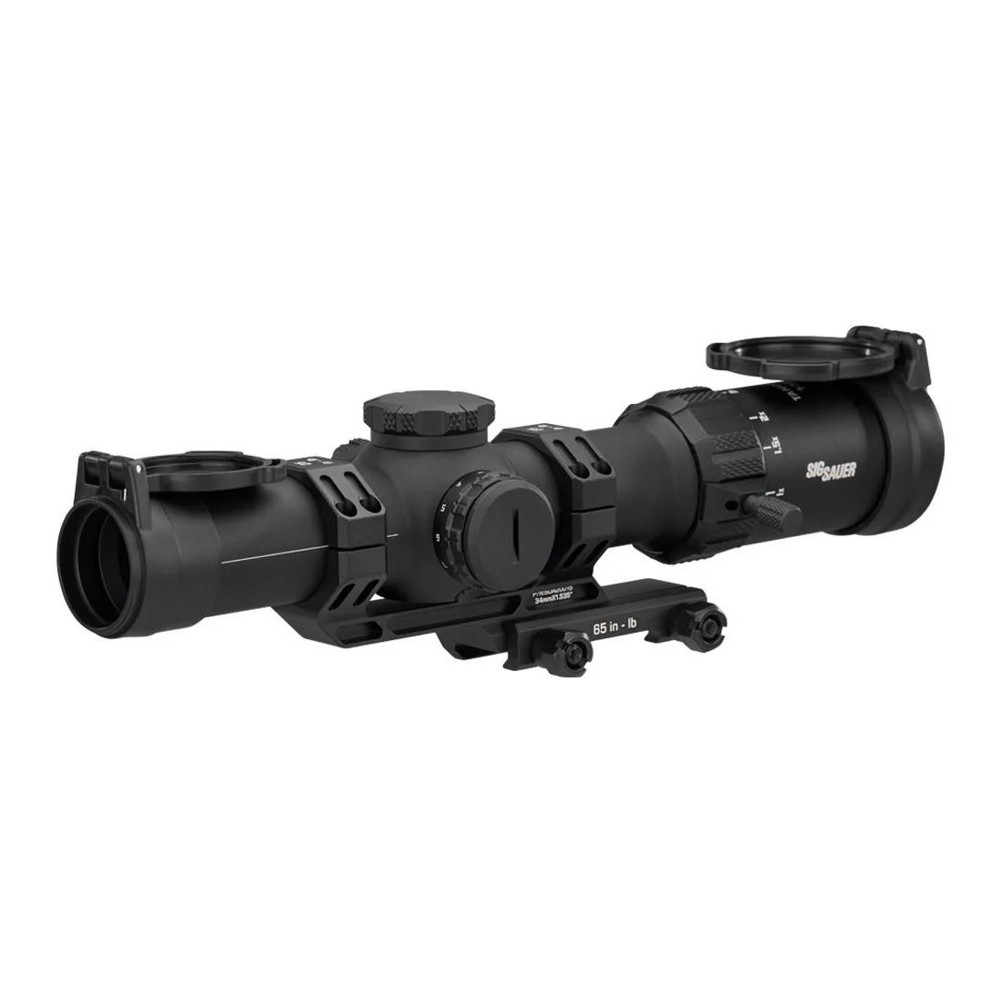 Sig Sauer TANGO-MSR LPVO Tactical Rifle Scope COMPACT 1-10X24 30mm SFP Illum BDC 10 W/ Mount
