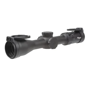 Sig Sauer Whiskey 4 Low Profile Rifle Scope 3-12x44 30mm SFP Quadplex non-Illum Capped 0.25 MOA - Black
