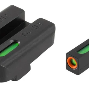 Truglo TFX Pro Tritium/Fiber-Optic Day/Night Sights Fit Springfield XD|Springfield XDM (excluding 5-1/4 in Comp Series)|Springfield XDS - Orange Outline