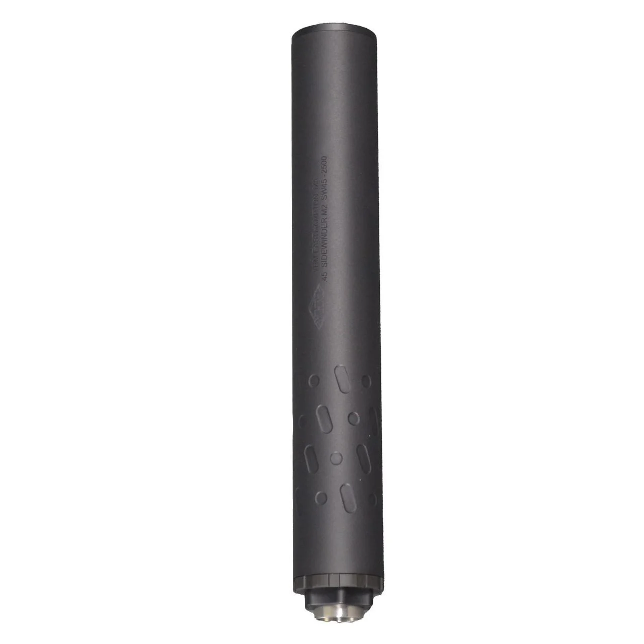 YHM 45 ACP Sidewinder M2 Direct Thread Suppressor 45 ACP Aluminum/Steel Black .578?-28 RH