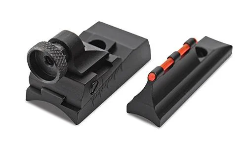 Traditions Peep Sight Fiber Optic Sight System Fits Traditions & CVA Straight Non-tapered Barrels