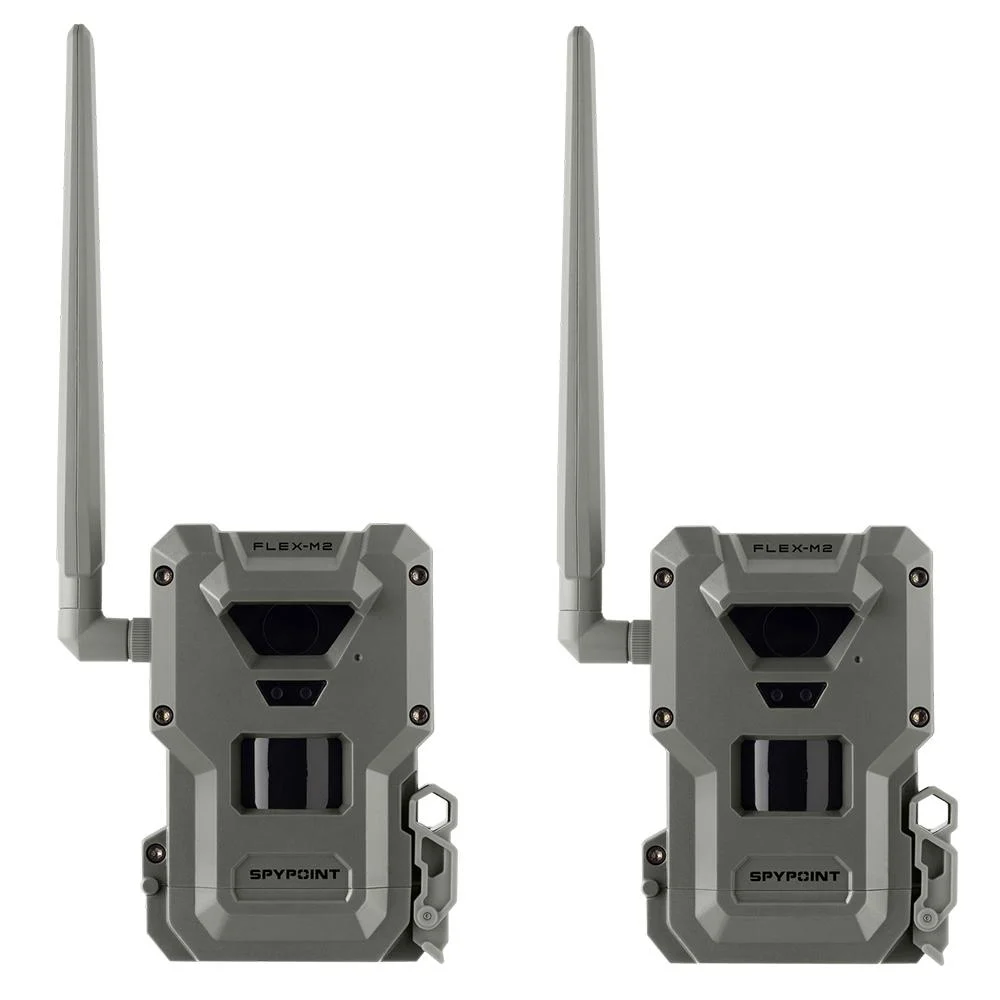 Spypoint FLEX-M2 Cellular Trail Camera 32MP Twin Pack