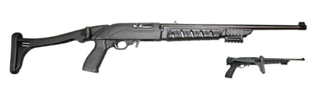 Ruger 10/22 Tactical Folding Stock - Black Polymer